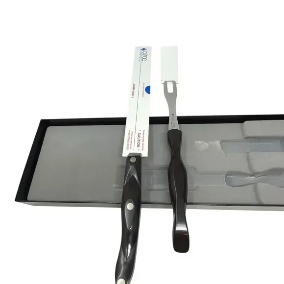Cutco #1834CD Premium Carving Set Open Gift Box 9” Carver Knife & Fork USA - Picture 3 of 13